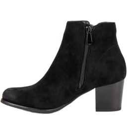 Bottines en daim VINCEZA le noir 5