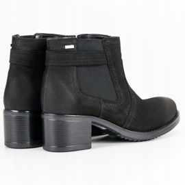 Bottines Chelsea en cuir VINCEZA noir 2