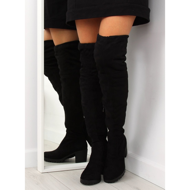 Bottines noires à talons BH108-HB le noir 2