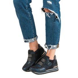 Aclys Bottes et baskets bleu multicolore 3