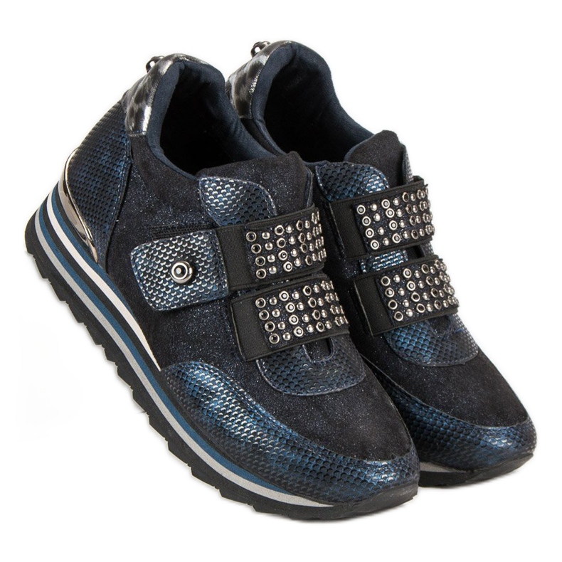 Aclys Bottes et baskets bleu multicolore 2