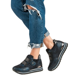 Aclys Bottes et baskets bleu multicolore 4