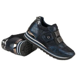Aclys Bottes et baskets bleu multicolore 7