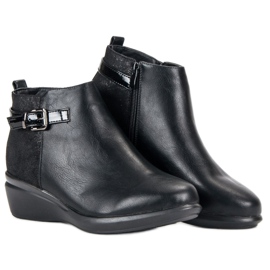 Kylie Bottes noires confortables avec isolation le noir 4