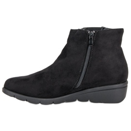 Kylie Bottines en daim le noir 4
