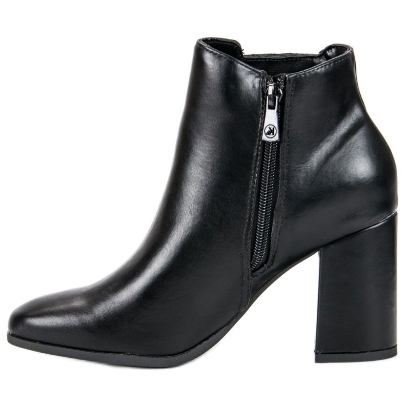 Kylie Bottes élégantes sur un poteau le noir 1 Kylie Bottes élégantes sur un poteau le noir 1
