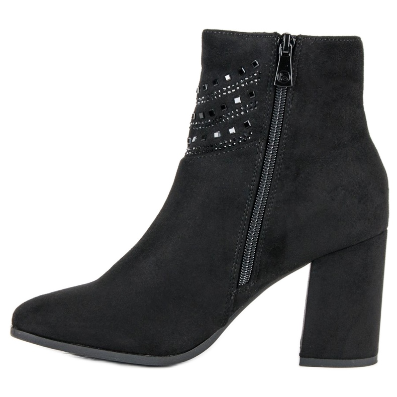 Kylie Bottes noires élégantes 1
