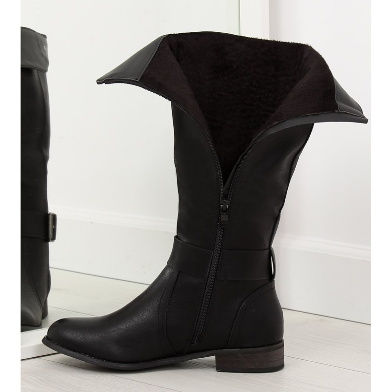 Bottines femme noires 439-PG Noir 2