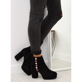Noir YQ208 Bottines compensées noires le noir 5
