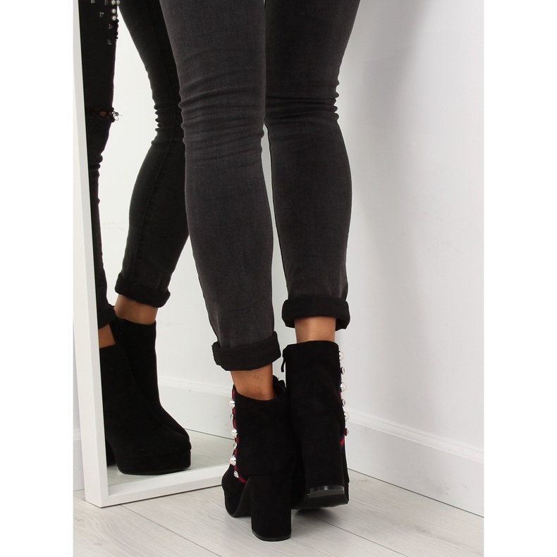 Noir YQ208 Bottines compensées noires le noir 1