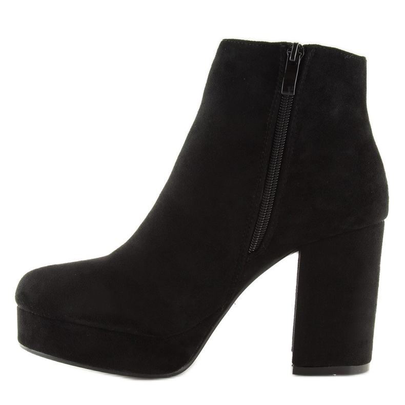 Noir YQ208 Bottines compensées noires le noir 2