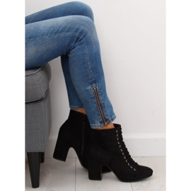 Bottes sur un talon stable noir SP03 Noir 6