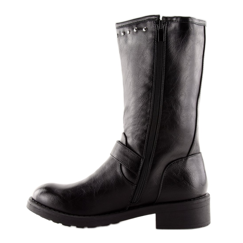 Bottes noires pour femmes 7317-PG Noir le noir 1 Bottes noires pour femmes 7317-PG Noir le noir 1