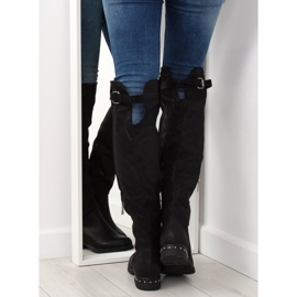 Boots femme noires 228-PG noir le noir 1