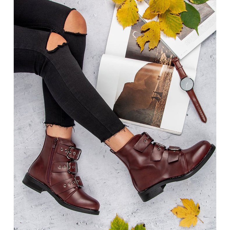 Small Swan Travailleurs élégants multicolore rouge 1