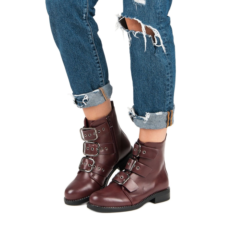 Small Swan Travailleurs élégants multicolore rouge 2