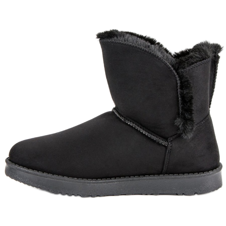 Kylie Mukluki en daim le noir 1