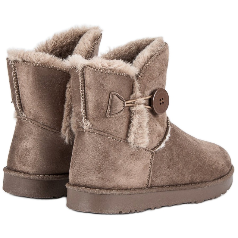 Kylie Mukluki en daim brun 2