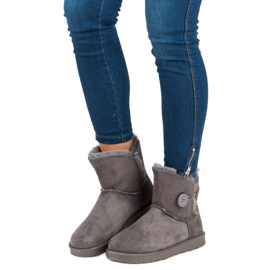 Kylie Mukluki en daim gris 4