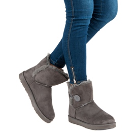Kylie Mukluki en daim gris 5