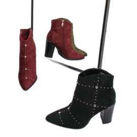 Kylie Bottes noires en daim le noir 2