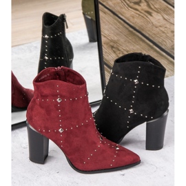 Kylie Bottes noires en daim 1