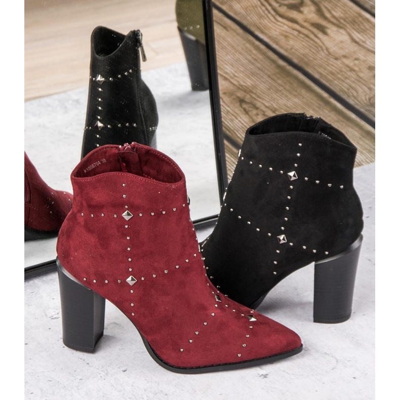 Kylie Bottes noires en daim le noir 1