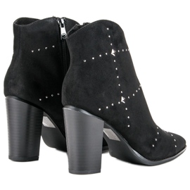 Kylie Bottes noires en daim le noir 5
