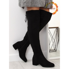 Bottines noires à talons BH129-HB le noir 1
