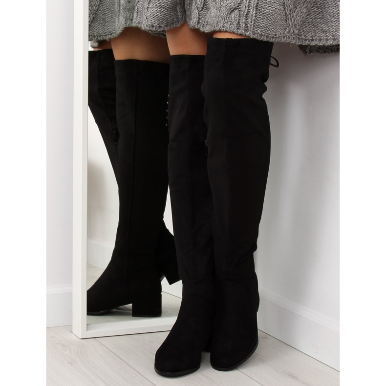 Bottines noires à talons BH129-HB le noir 2