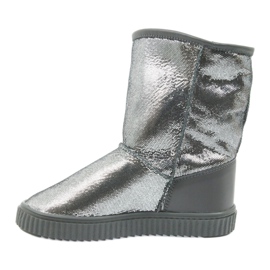 Bottes en cuir Bartek 477750 laine naturelle argent gris 2 Bottes en cuir Bartek 477750 laine naturelle argent gris 2
