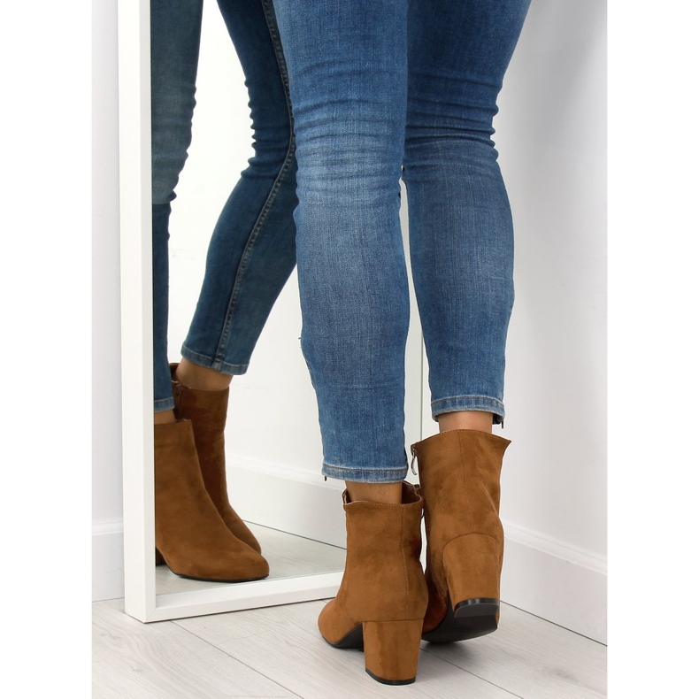 Camel 3126 Bottines à talon camel brun multicolore 1