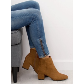 Camel 3126 Bottines à talon camel brun multicolore 3