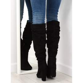Bottines noires à talons SY48P Noir le noir 1