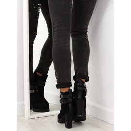 Bottines noires à talons BH114-KB Noir le noir 1