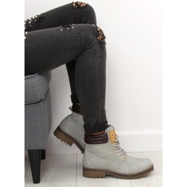 Bottes en bois gris clair pour femmes GD-ZN27 Lightgrey 1 Bottes en bois gris clair pour femmes GD-ZN27 Lightgrey 1
