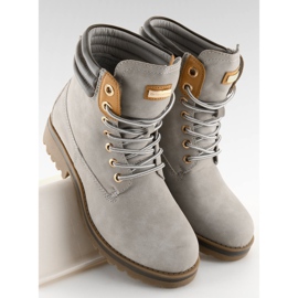 Bottes en bois gris clair pour femmes GD-ZN27 Lightgrey 2 Bottes en bois gris clair pour femmes GD-ZN27 Lightgrey 2