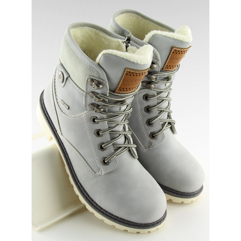 Bûches de bois gris chaud GD-TL01 LT.GRAY 1