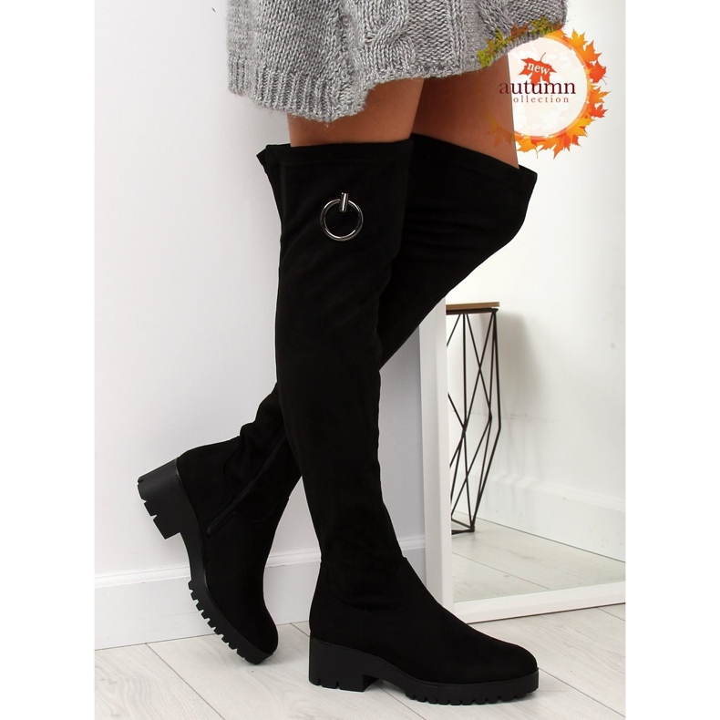 Noir Cuissardes femme NC712 noir 1