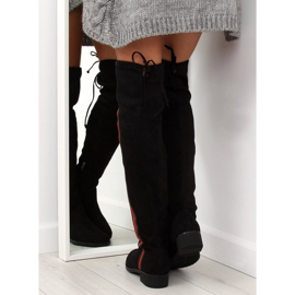 Cuissardes à rayure noire HFN-0296-2 Noir le noir 2