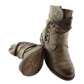 Boots femme kaki JA3153 kaki 1