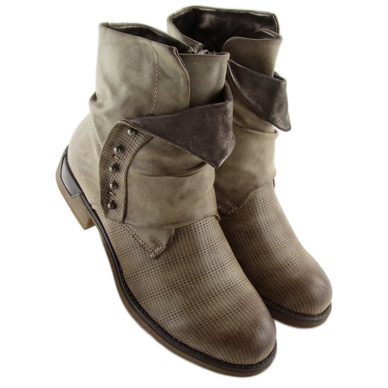 Boots femme kaki JA3153 kaki 2