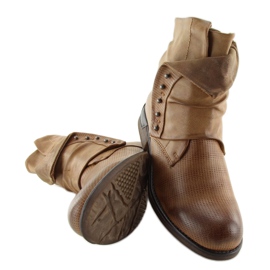 Bottes camel pour femme JA3153 Camel brun 1