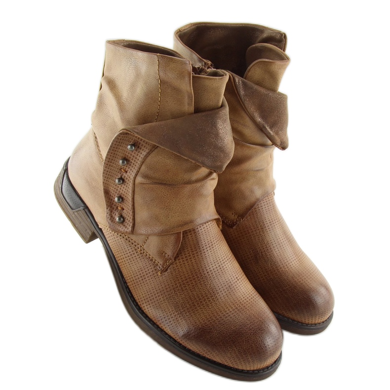 Bottes camel pour femme JA3153 Camel brun 2