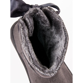 Bottes de neige Mukluki gris 1 Bottes de neige Mukluki gris 1