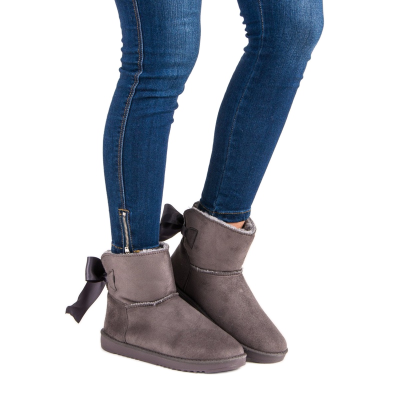 Bottes de neige Mukluki gris 2 Bottes de neige Mukluki gris 2