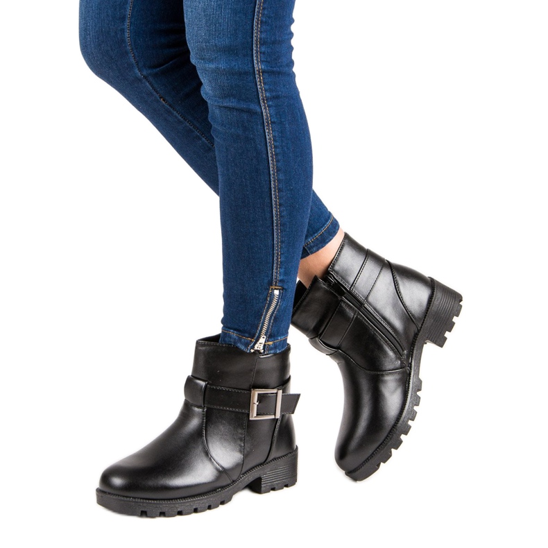 Bottines décontractées noir 1