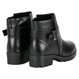 Bottines décontractées le noir 4