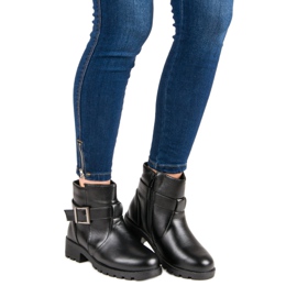 Bottines décontractées le noir 6