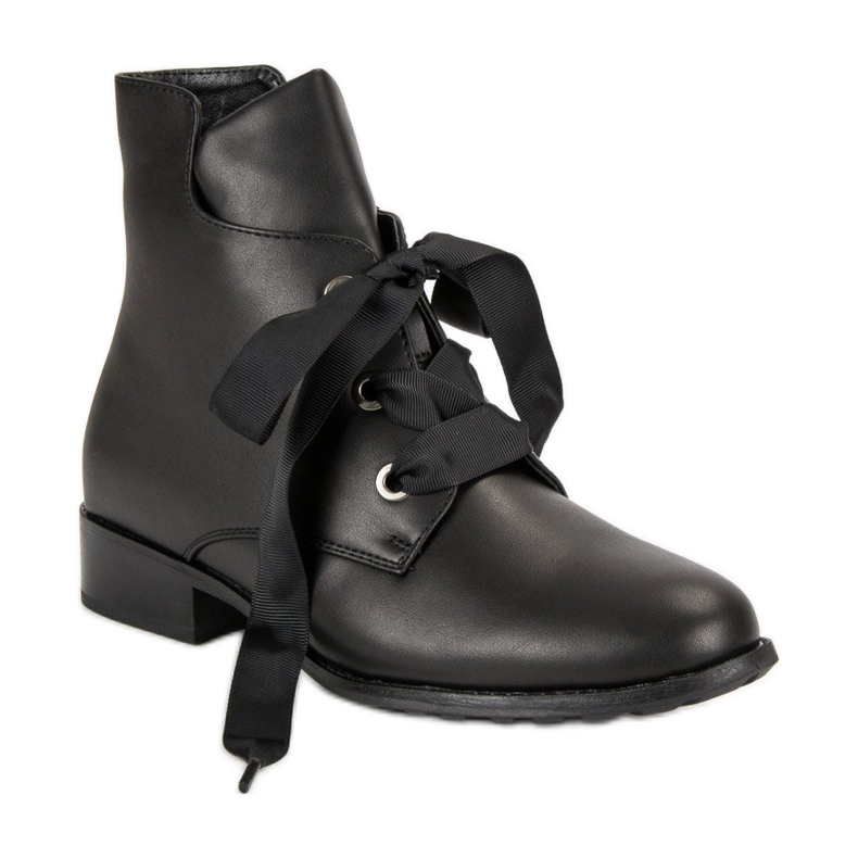 Filippo Bottines attachées noir 1